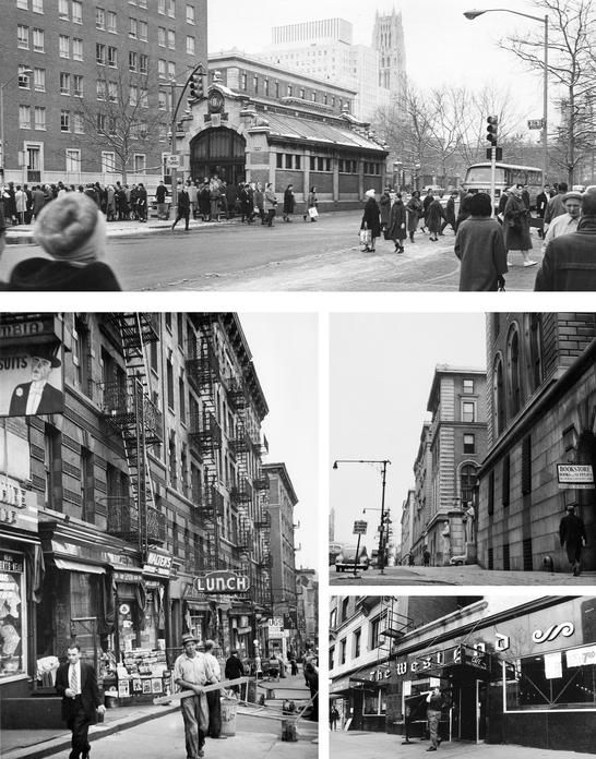 PHOTOS: WEST 116TH SUBWAY STATION, CCT archives; THE WEST END, ARNOLD BROWNE ’78; ALL OTHERS, COURTESY COLUMBIA  UNIVERSITY ARCHIVES
